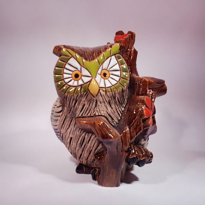 Owl green Lilac Artist Proof - Owl aR#1003
